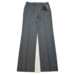 Michael Kors Dress Pants‎ Mens 30x32 Gray Blue Natural Stretch Wool NEW